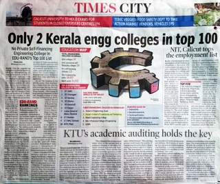 Rajagiri Tops among the Engineering Colleges in Kerala